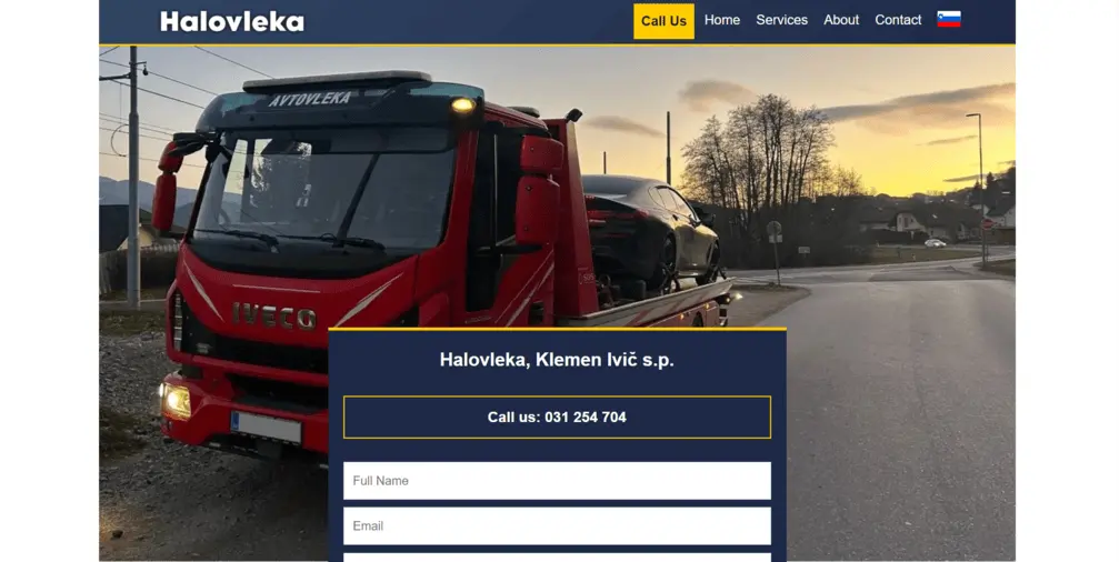 Halovleka Website Image